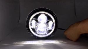 7"12V-24V Ultra LED Headlights 4 Lighting Modes for Jeep Wrangler Tj 2 Door 1997~2006 60W 2Pcs【Fast Delivery】