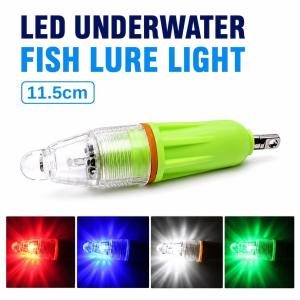 SJJL 1Pcs Chống nước theo tiêu chuẩn IP68. Đèn câu cá dưới nước 115cm Máy tính Đèn thu hút cá Chống ăn mòn Đèn câu cá ban đêm để câu cá đêm trên biển