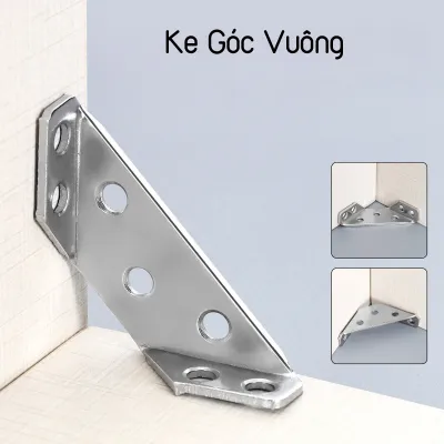 Combo 10 Chiếc Bát Ke Vuông Góc Đa Năng 90 Độ - Liên Kết 3 Góc Tặng Kèm Vít