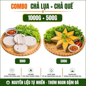 Combo Giò Chả Cửu Long (1.5KG) Không Phụ Gia Nhân Tạo Không Mì Chính Không Đường