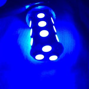 SEPASANG!!! LAMPU REM BAYONET 18 LED 24 VOLT KAKI 2 KEDIP STROBO BUS TRUCK