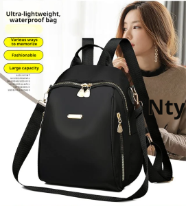 Women's Fashion Safety Backpack: Large Capacity & Waterproof Oxford Cloth
