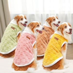 GBDSVD Velvet Winter Dogs Clothes Comfortable Soft Dog Warm Sweater Fashion Pullover Vest Pet Thick Plush Jacket Autumn Winter