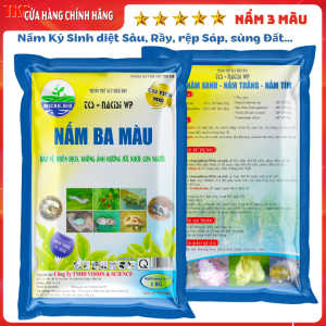 NẤM 3 MÀU Vi Nấm Ký Sinh Trừ Rệp Sáp  Sùng ĐấtNhện Đỏ - Gói 1kg