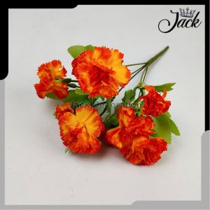 Bunga Carnation Mini Cabang 5 Anyelir Pom-Pom artificial untuk dekorasi wedding atau dekorasi pelaminan dan dekorasi rumah Import hiasan premium termurah artifisial palsu