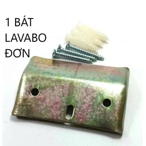 2 cặp Bát Treo Chậu Rửa Mặt Giá Đỡ Lavabo Chậu Sứ Visenta Bằng Hợp Kim Kèm Ốc Vít Đầy Đủ
