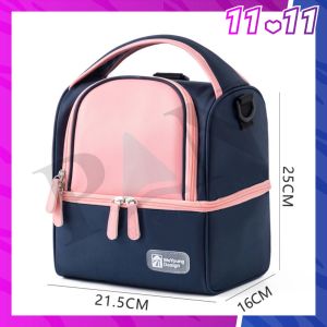 Portable 2 Layer Sling Cooler Bag For Breastmilk Storage Bag Bottle Feeding Hot Cold Mummy Baby Fashion Bag 保温袋妈咪包 beg penyejuk