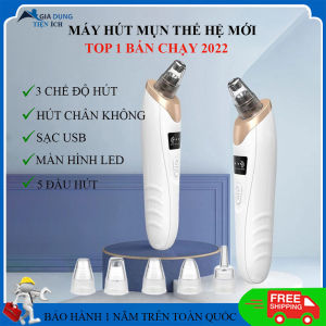 Máy hút mụn cầm tay máy hút mụn mini đa năng hút mụn trứng cá mụn đầu đen mụn cám tặng kèm 4 đầu hút dạng sạc pin dụng cụ chăm sóc sắc đẹp làm sạch lỗ chân lông an toàn cho da. Bảo hành 12 tháng lỗi đổi mới 7 ngày đầu.
