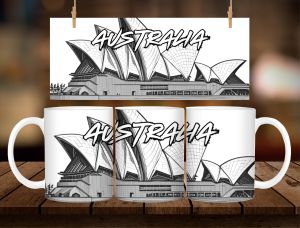 Australia Souvenir Mug 11oz with Gift Box – Ceramic Coffee Mug | Collectible Keepsake