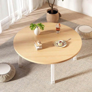Bàn Học Ngồi Bệt / Bàn Tròn Gỗ MDF Cao Cấp – Bàn Hoạt Hình 3D Chống Nước Chống Trầy Xước