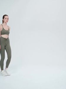 ALO- Sports Bra for Women with Chest Pads Breathable Fitness Bra Pilates Training Camisole Yoga Vest  Al0-yoga