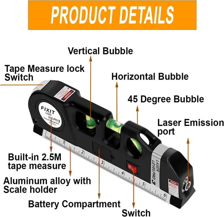 **HOT%20SELLING**%202025%20NEW%20Multipurpose%20laser%20spirit%20level%20Built-Inn%208%20Feet%20Measure%20Tap%20-%20Ruler,%20Laser%20Spirit%20Level%20Laser%20beam%20Line%20for%20Photos%20Frame%20Picture%20Hanging,%20TV%20Bracket,%20Carpenter%20Door%20frame%20Bricklayers%20Brick%20Wall%20Floor.%20%E4%B8%89%E5%90%88%E4%B8%80%E6%BF%80%E5%85%89%E6%B0%B4%E5%B9%B3%E5%B0%BA%20-%20Image%204