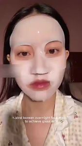 2025 ระเบิดข้ามพรมแดน mask หน้ากากคอลลาเจนแบบแยกสำหรับกลางคืน ช่วยให้ความชุ่มชื้นและเปลี่ยนสีได้ โปร่งใส dd