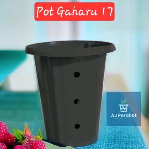 Pot Gaharu 17 / Pot Tinggi Lubang / Pot Tanaman / Pot Bunga /Pot Plastik / Pot Anggrek