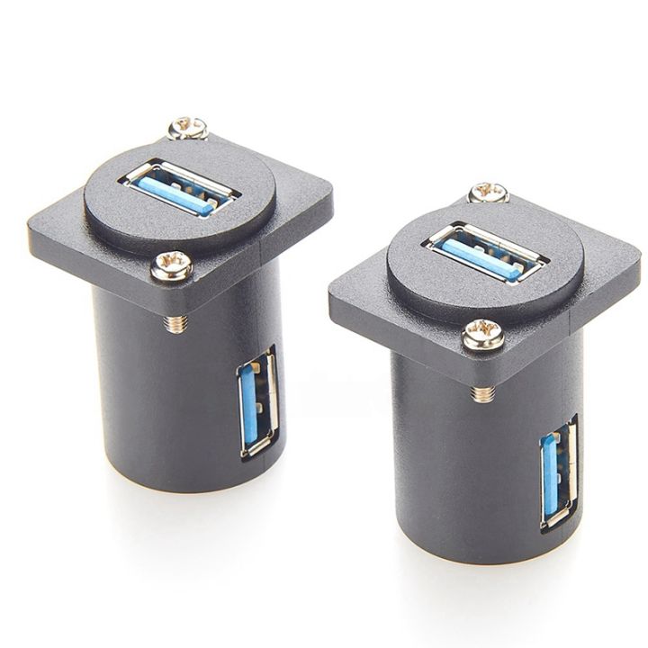 [etnfkahi]USB 3.0 A Female D-Type Panel Mount Connector Bulkhead ...