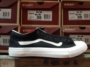 รองเท้าผ้าใบGoldcity รุ่นNO502สีขาวส่งพร้อมกล่องSize 37-45 ราคา 329 บาทลดสุดๆ เหลือ 248 บาท