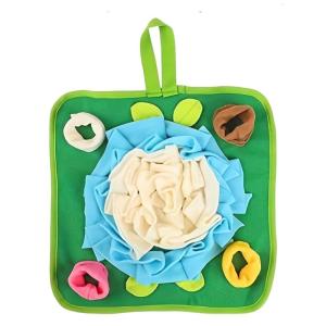 Colorful Snuffle Mat for Pet and Puppies Interactive Feeding Toy for Boredom and Training