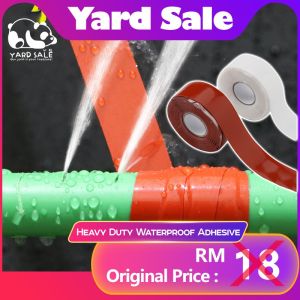 Yard Sale - Strong Waterproof Adhesive Heavy Duty Tape Amending Leakage Repair Leaking Pipes Super Tape 强力防水补漏水