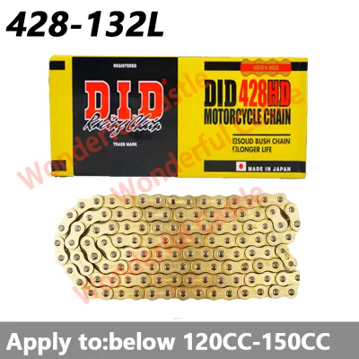 D!D JAPAN O-RING ORING MOTORCYCLE GOLD CHAIN 428HV 428H 132L 415H 132L SS AJI RK RKM ZFORE PROTAPER EX5 DREAM Y15 LC135 RS150 RSX150