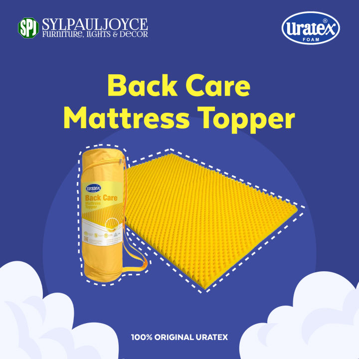 Uratex Back Care Mattress Topper (Firm) Lazada PH
