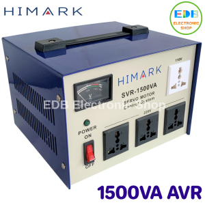 Himark SVR AVR Automatic Voltage Regulator 1500watts SVR-1500VA Servo Type AVR Time Delay