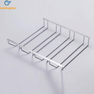 LeadingStar Giao Hàng Nhanh 1 Chiếc Kệ 1-5 Hàng Thép Không Gỉ Gắn Tường Ly Rượu Vang Giá Móc Treo【cod】