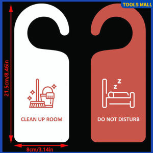 Do Not Disturb PVC Door Hanger Double Sided Clean Up Room Sign For Hotel Club Office