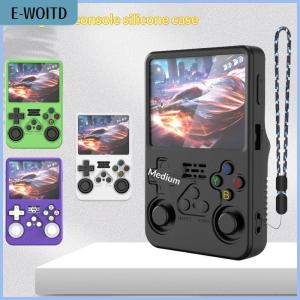 【E-WOITD】 Silicone Protective Case For R36S Handheld Game Console 360° Full Cover Shockproof & Anti-Scratch Skin Game Accessories