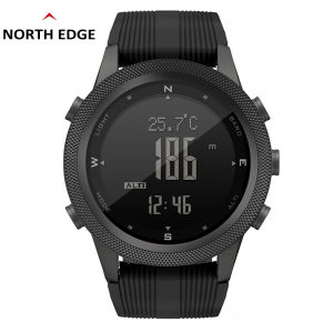 NORTH EDGE APACHE-46 Original Mens Watch Swimming Watch Pedometer Compass Altimeter Barometer temperature measurement 50M waterproof Tactical Watch