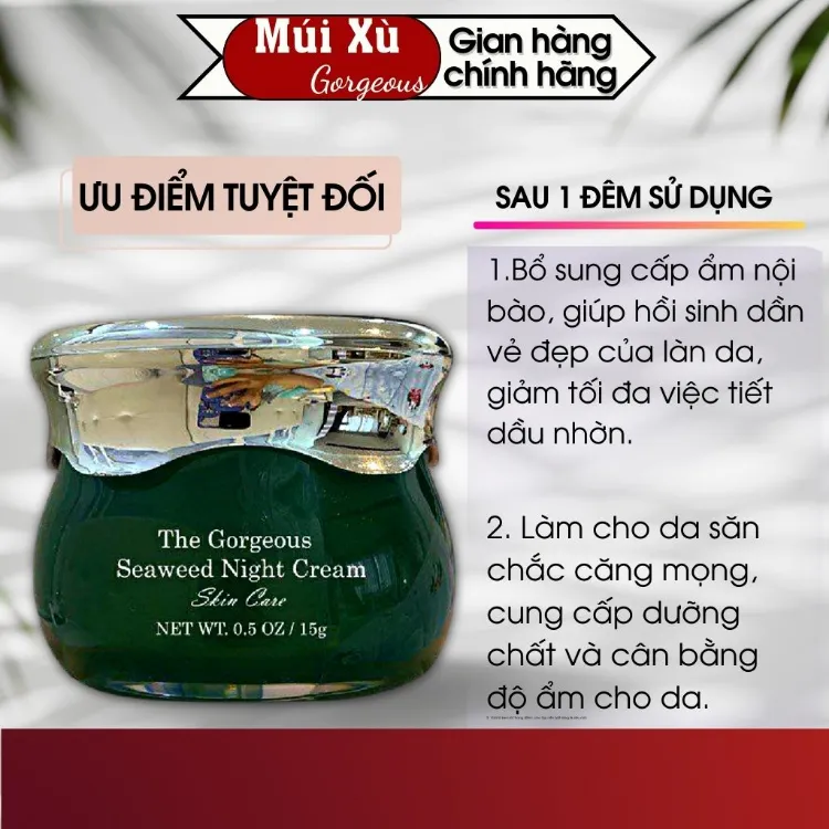 Kem Tảo Biển - Bí Quyết Làn Da Tươi Trẻ, Mịn Màng