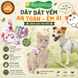 Dây dắt yếm hình trái cây chắc chắn dành cho chó mèo - T3 PETS SHOP