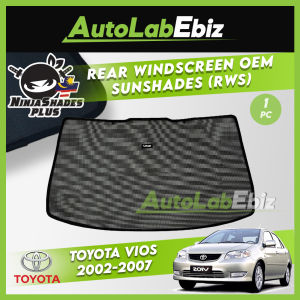 Toyota Vios 2002-2007 NinjaShades Plus Rear Windscreen OEM Sunshades (RWS)