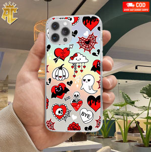 Case Hologram Infinix Smart 8 Hot 40i Hot 40 Pro Hot 9 Play Note 30 4g Hot 30i Motif ( 3D CASPER ) Softcase Hologram Bening Tebal - Clear Case 2MM - Sofkes Hp - Kesing Lucu - Casing Viral