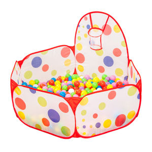 1.2m Tent for Kids Foldable Playing Home for Kids Ocean Ball Pool Baby Playpen Basketball Tent(no Ocean Ball)