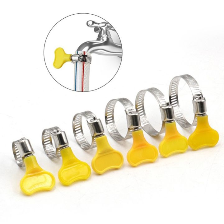 YANGS Butterfly 10pcs Tube Clamp Hoop Spring Clip Drive Hose Clamp Hose ...