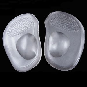 GOXBERK Đôi giày đàn hồi Ủng hộ Chèn 1 cặp Miếng đệm Cổ chân Quả bóng Gel Chân Lót trong Silicone Cái đệm