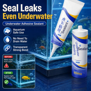 Waterproof Glass Sealant Tape Transparent Adhesive Sealant Aquarium Fish Tank Leak Repair Underwater Bonding Strong Water Stop Gap Filler