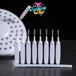 TopsHome แปรงทำความสะอาดรูฝักบัว (1 มีแพ็ค10ชิ้น) ที่เช็ดฝุ่นตามซอก ที่เช็ดฝุ่นรูลำโพง แปรงทำความสะอาดอเนกประสงค์ SB-U004