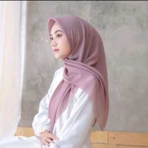 Hijab Lasercut Bella Square Segiempat Polycoton