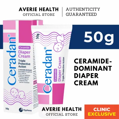 Ceradan Diaper Cream 50g | Protect & Prevent Diaper Rash | Zinc Oxide Octenidine & 3:1:1 Ceramide