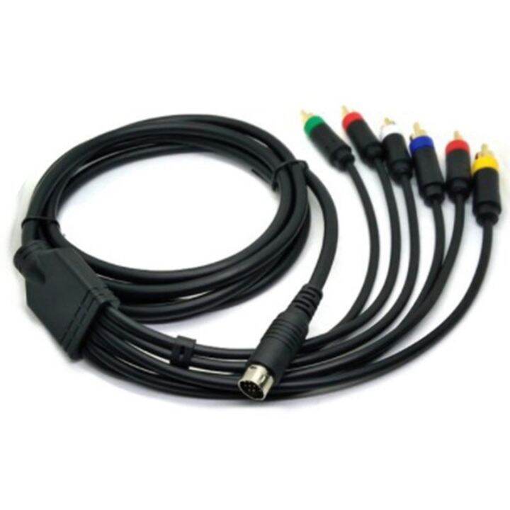 Rgbs Color Monitor Special Line Saturn Red Blue Green Rgb Sync Video And Audio Cable Composite