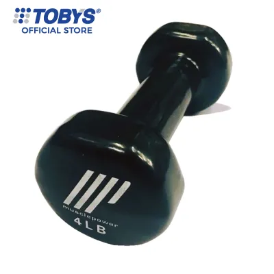 Tobys Sports Muscle Power Vinyl Dumbbell 4 LBS