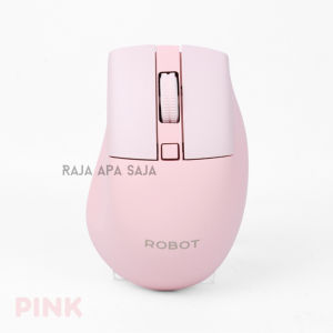 Mouse Bluetooth Wireless Laptop PC Komputer HP Tab Tablet Tanpa Kabel Office Kantor Robot M355