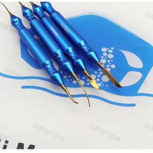 ใบมีดไทเทเนียมสำหรับแกะสลักฟัน เครื่องมือแกะสลักขี้ผึ้ง ใบมีดสปาตูลา เครื่องมือห้องปฏิบัติการทันตกรรม เครื่องมือสองด้าน