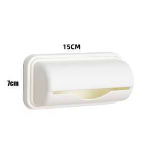 Plastic Trash Bags Storage Box Garbage Bag Holder for Kitchen Bathroom Wall Mounted Grocery Bag Organizer Container