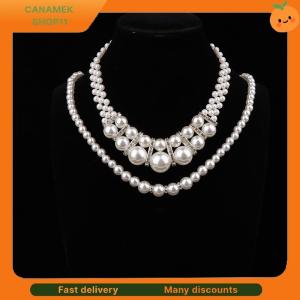 ❣️❣️❣️ Fashion Vintage Womens Bride Wedding Jewelry Set Rhinestone Faux Pearl Necklace Bracelet Earring Wedding Party Jewelry Gift