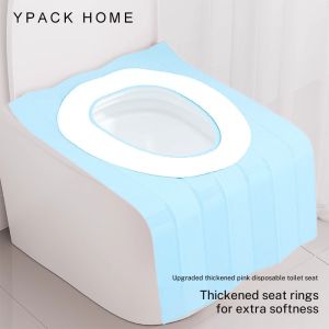 🔥Hot Sale🔥50/100/200pcs Portable Disposable Toilet Seat Covers for Travel Camping Hotel Bathroom Waterproof Safety Toilet Seat Cover Mat Skin-Friendly 1 Seat Cushion Waterproof Soft Insulated Fragile