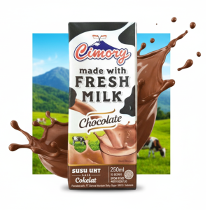 Cimory Susu  UHT Milk  250 ml / UHT Fresh Milk  / UHT Cimory  ukuran Besar
