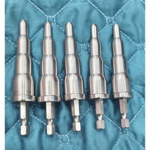 Nong ống đồng bằng khoan 4 trong 1 phi (6-10-12-16) Inox 304 chuôi lục giác