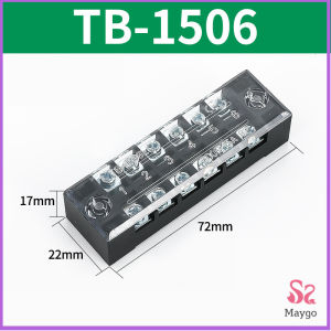 เทอร์มินอล บล๊อก 15A 600V มีให้เลือกหลายขนาด TB1504 TB1505 TB1506 Terminal Block